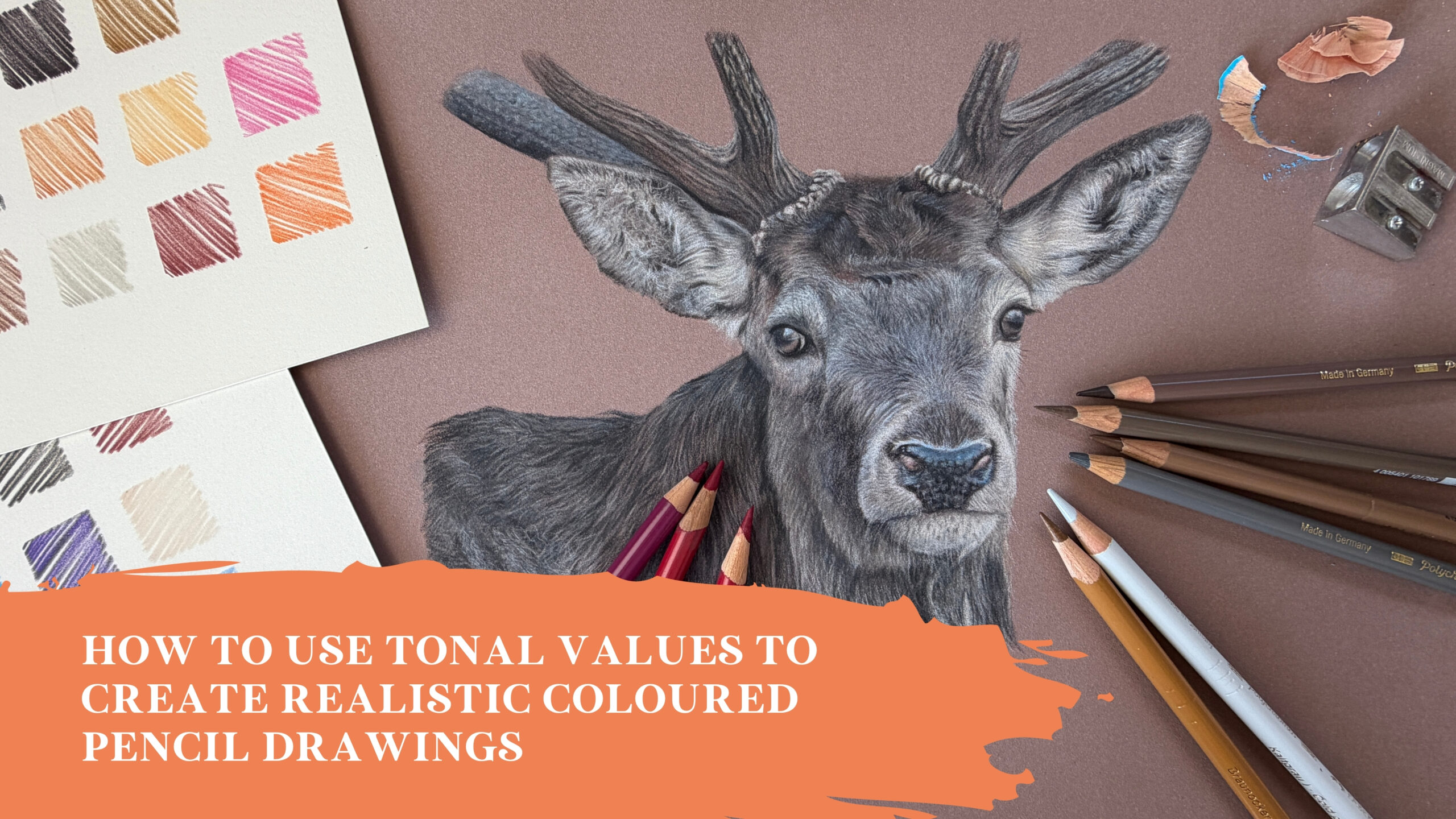 How to Use Tonal Values to Create Realistic Coloured Pencil Drawings